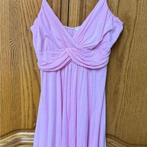 Elegant Pink Mini Dress